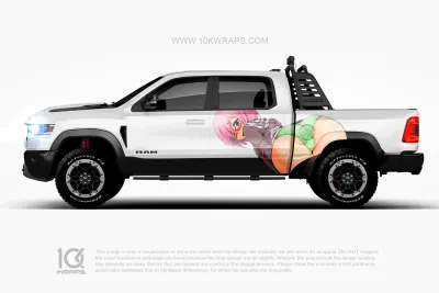 Sexy Butt Car Wraps 66 Made With Top 3M Vinyl - 10KWRAPS