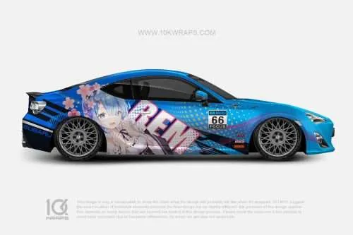 Re zero Anime Car Wraps 01 Made With Top 3MVinyl-10KWRAPS