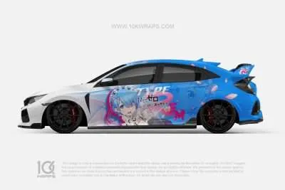 Re zero Anime Car Wraps 05 Made With Top 3MVinyl-10KWRAPS