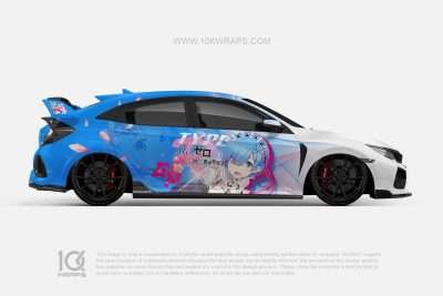 Re zero Anime Car Wraps 05 Made With Top 3MVinyl-10KWRAPS