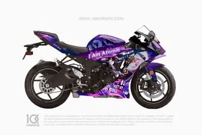 Samurai Motorcycle Wraps Made With Top 3M Vinyl - 10KWRAPS
