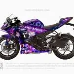 Cid Kagenou & Alpha Die Eminenz im Schatten Anime Motorradfolierung für Yamaha YFZ450R [MT-73]