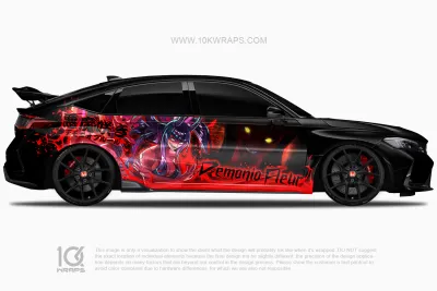 Harley Quinn Custom Wraps Made With Top 3M Vinyl 10KWRAPS