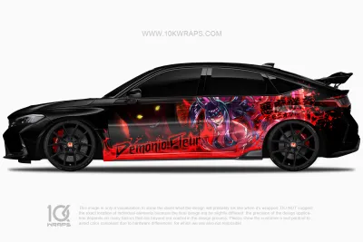 Harley Quinn Custom Wraps Made With Top 3M Vinyl 10KWRAPS