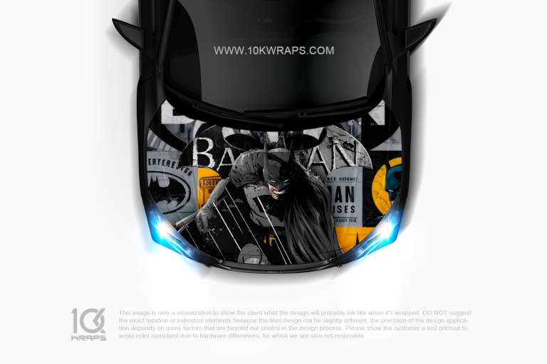 Batman Vinyl Car Wrap: Supercharge Your Car - 10KWRAPS