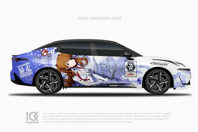 EVA Asuka Car Wraps 18 Made With Top 3M Vinyl - 10KWRAPS