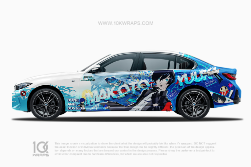 EVA Asuka Car Wraps 18 Made With Top 3M Vinyl - 10KWRAPS