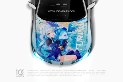 Genshin Impact Car Wraps 29 Made With Top 3MVinyl-10KWRAPS