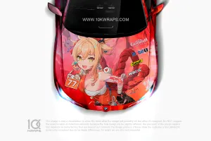 Genshin Impact Car Decals Made With Top 3M Anime Itasha Vinyl