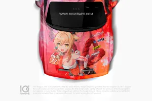 Genshin Impact Car Decals Made With Top 3M Anime Itasha Vinyl