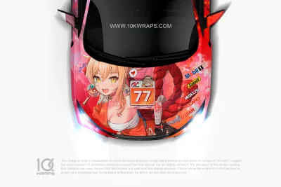 Genshin Impact Car Decals Made With Top 3M Anime Itasha Vinyl