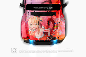 Genshin Impact Car Decals Made With Top 3M Anime Itasha Vinyl
