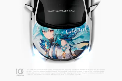 Genshin Impact Car Stickers Made With Top 3M Anime Itasha Vinyl