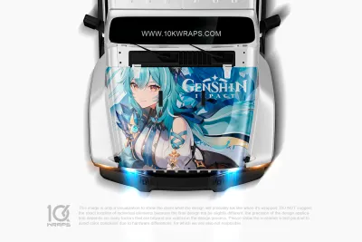 Genshin Impact Car Stickers Made With Top 3M Anime Itasha Vinyl