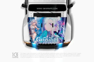 Genshin Impact Car Decals Made With Top 3M Anime Itasha Vinyl