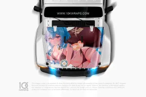 Genshin Impact Car Decals Made With Top 3M Anime Itasha Vinyl