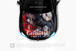 Genshin Impact Car Decals Made With Top 3M Anime Itasha Vinyl