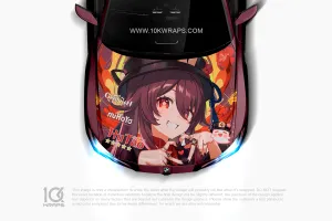 Genshin Impact Car Stickers Made With Top 3M Anime Itasha Vinyl