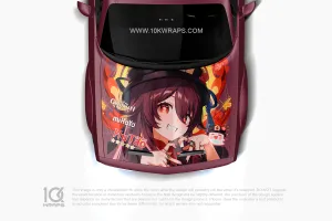 Genshin Impact Car Stickers Made With Top 3M Anime Itasha Vinyl