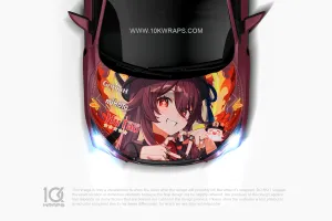 Genshin Impact Car Stickers Made With Top 3M Anime Itasha Vinyl