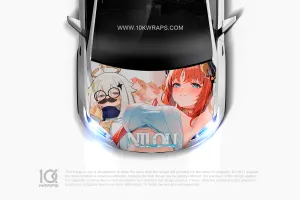 Genshin Impact Car Decals Made With Top 3M Anime Itasha Vinyl