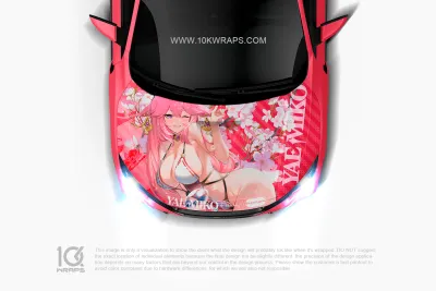 Genshin Impact Car Decals Made With Top 3M Anime Itasha Vinyl