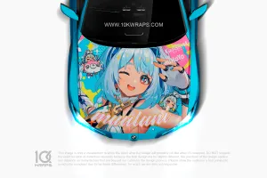 Genshin Impact Car Stickers Made With Top 3M Anime Itasha Vinyl