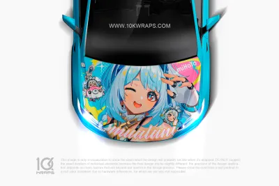 Genshin Impact Car Stickers Made With Top 3M Anime Itasha Vinyl