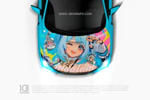 Genshin Impact Car Stickers Made With Top 3M Anime Itasha Vinyl
