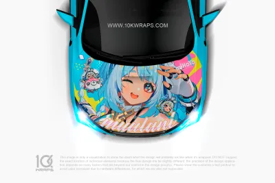 Genshin Impact Car Stickers Made With Top 3M Anime Itasha Vinyl