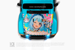 Genshin Impact Car Stickers Made With Top 3M Anime Itasha Vinyl
