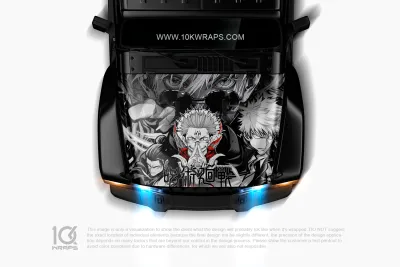 Jujutsu Kaisen Car Decal: Bold Anime Design Accessories