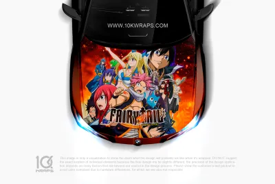 Fairy Tail Anime Car Wraps 03 Made With Top 3MVinyl-10KWRAPS