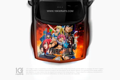 Fairy Tail Anime Car Wraps 03 Made With Top 3MVinyl-10KWRAPS