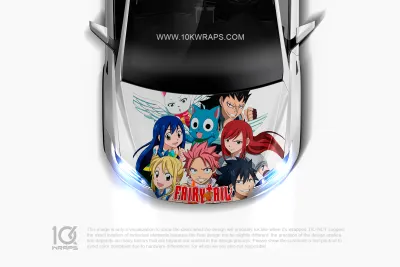 Fairy Tail Car Accessories Anime Decals Made With Top 3M Vinyl