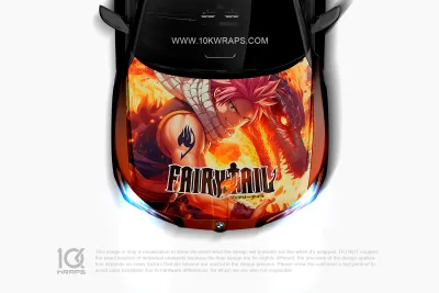 Fairy Tail Car Decal Anime Stickers Made With Top 3M Vinyl Wrap