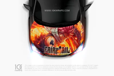 Fairy Tail Car Decal Anime Stickers Made With Top 3M Vinyl Wrap