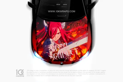 Fairy Tail Car Sticker Anime Decals Made With Top 3M Vinyl Wrap
