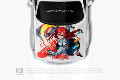 Fairy Tail Car Decal Anime Stickers Itasha Car 3M Vinyl Wrap
