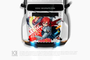 Fairy Tail Car Decal Anime Stickers Itasha Car 3M Vinyl Wrap