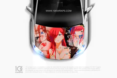 Fairy Tail Car Stickers Anime Decal Made With Top 3M Vinyl Wrap