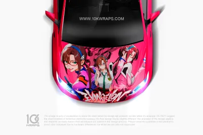 EVA Asuka Car Wraps 11 Made With Top 3M Vinyl - 10KWRAPS