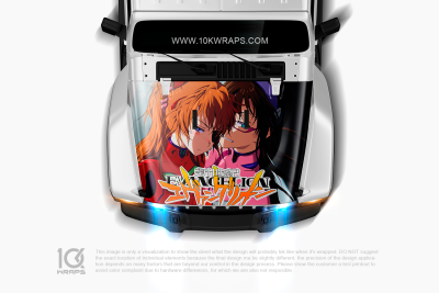 Evangelion Car Decal Anime Made With Top 3M Vinyl-10KWRAPS