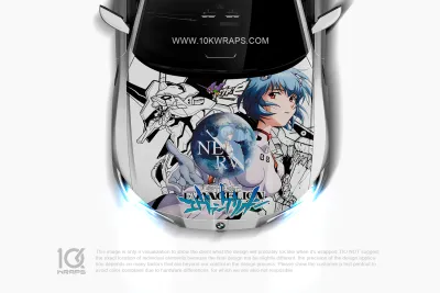 Evangelion Car Accessories Anime Decals Made With Top 3M Vinyl