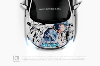 Evangelion Car Accessories Anime Decals Made With Top 3M Vinyl