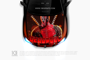 Deadpool Stickers For Cars Decal - 10K Wraps | Itasha Car Wrap