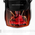 Deadpool Stickers For Cars Decal - 10K Wraps | Itasha Car Wrap