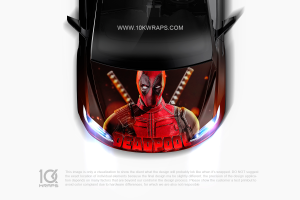 Deadpool Stickers For Cars Decal - 10K Wraps | Itasha Car Wrap