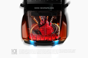 Deadpool Stickers For Cars Decal - 10K Wraps | Itasha Car Wrap