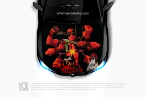 Deadpool Car Decal Stickers - 10K Wraps | Itasha Car Wrap